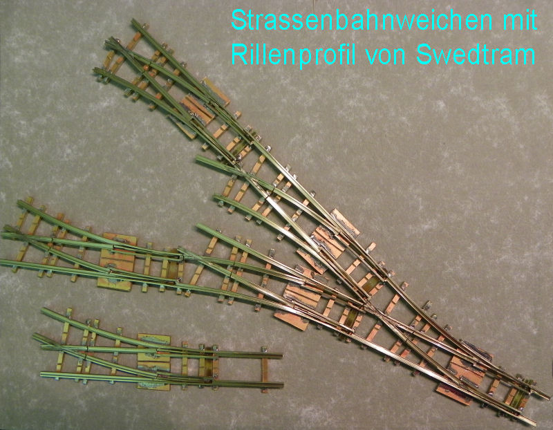 Strassenbahn-Weichen