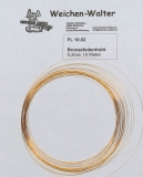 Bronzefederdraht 0.2 mm/10 Meter