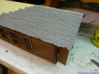 Schieferdach 1:87, unregelmäßig