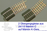 Übergangsgleis C - K / K-Gleis Geometrie