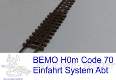 Y - Zahnstangenflexgleis Abt/BEMO Bausatz 1:87