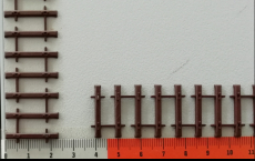 H0m Stahlschwellenrost ohne Profile