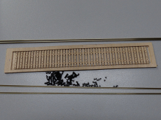 Bausatz Brückengleis mit zwei Leitschienen, L=17,5 cm