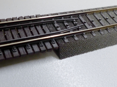 Bausatz Brückengleis mit zwei Leitschienen, L=17,5 cm