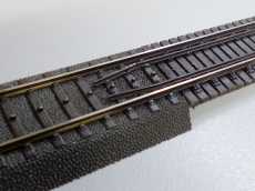Bausatz Brückengleis mit zwei Leitschienen, L=17,5 cm