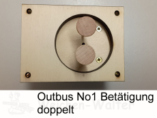 OUTBUS No 1 Handbetätigung doppelt