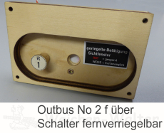 OUTBUS No 2 Handbetätigung verschließbar