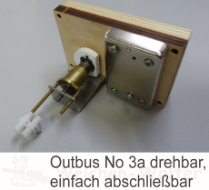 OUTBUS No 3 Handbetätigung drehbare Scheibe verschließbar