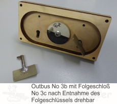OUTBUS No 3 Handbetätigung drehbare Scheibe verschließbar