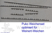 Weichenset  Pukostreifen für Code 83