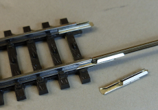 6 Schienenverbinder K-Gleis C100 auf C83