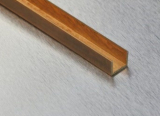 brass U-profil 2x1,5x0,4x1000 mm