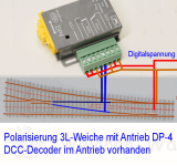 DP4 motorischer Weichenantrieb mit DCC-Decoder