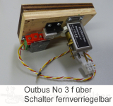 OUTBUS No 3 Handbetätigung drehbare Scheibe verschließbar