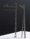 H0m RhB Streckenmast einfach