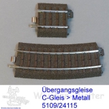 Übergangsgleis C - M / C+M-Gleis Geometrie