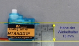 Mounting set for miniservos