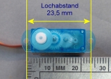 Mounting set for miniservos