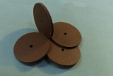 4 polishing pads 1 x 22 mm