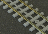 H0m flexible track, concrete sleepers