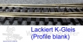 Y-curved turnout K-track