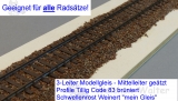 3L-Flexgleis Holzschwellen Code 83