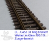 3L - Bogenweiche  Code 83/Weinert mein Gleis